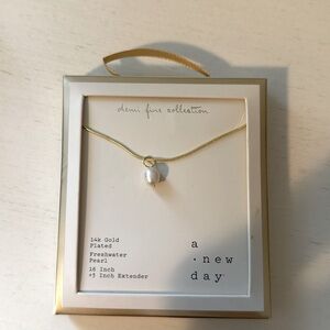 14k Gold Plated Freshwater Pearl Necklace
